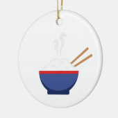 Reisschale Keramik Ornament (Links)