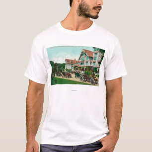 Reißen Sie Ansicht des Äußeren von Hotel Del Mo T-Shirt
