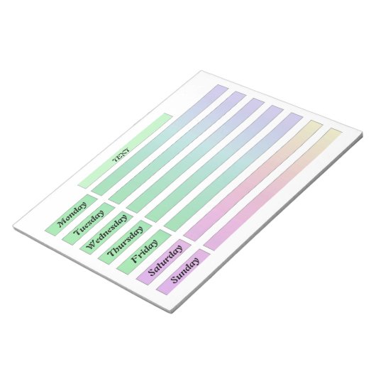 Reißen Sie den Kalender ab, erstellen Sie ein Note Notizblock (angewinkelt)