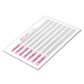 Reißen Sie den Kalender ab, erstellen Sie ein Note Notizblock (angewinkelt)