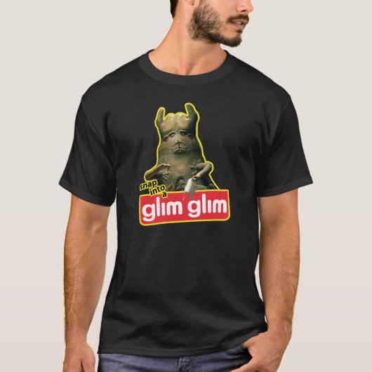 Reißen Sie in ein Glim Glim T-Shirt (Vorderseite)