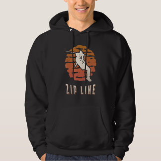 Reißleine Vintage Retro Klassisch Sonnenuntergang Hoodie