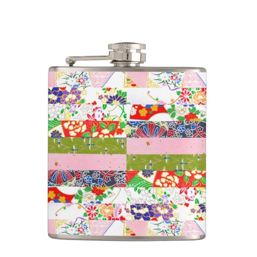 Reißpapier Art Flachmann (Vorderseite)