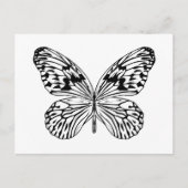 Reißpapier Schmetterling Postkarte (Vorderseite)