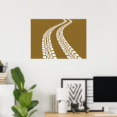 Reißspuren Poster (Heimbüro)