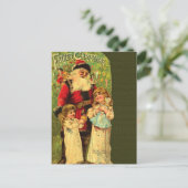 Reissue Viktorianischer Vater Weihnachten Postkart (Stehend Vorderseite)