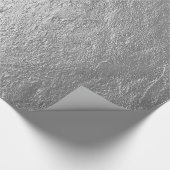 Reißverdichteter Silberschmiedestein Geschenkpapier (Ecke)