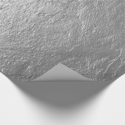 Reißverdichteter Silberschmiedestein Geschenkpapier (Ecke)