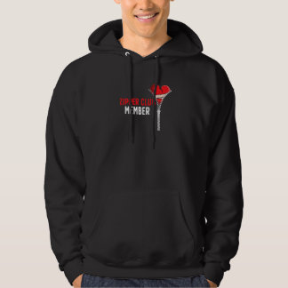 Reißverschluss-Clubmitglied Erholung nach Herzoper Hoodie