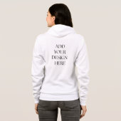 Reißverschluss Hoodie (Schwarz voll)