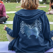 Reißverschluss LAPPHUND BAUM DES LEBENS vorne und Hoodie