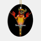 Reißverschluss-Monster Keramik Ornament (Rechts)