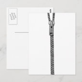 REISSVERSCHLUSS POSTKARTE (Vorne/Hinten)