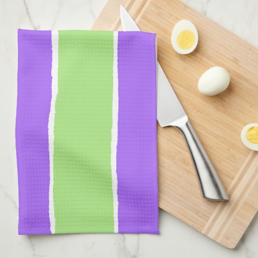 Reißverschlussmuster Handtuch (Viertel Falte)