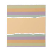 Reißverschlusspapier Notizblock (Vorderseite)