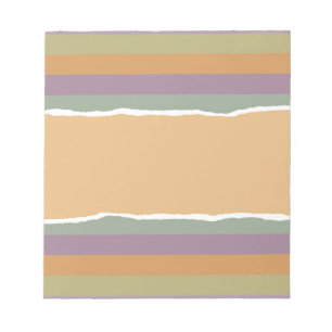 Reißverschlusspapier Notizblock