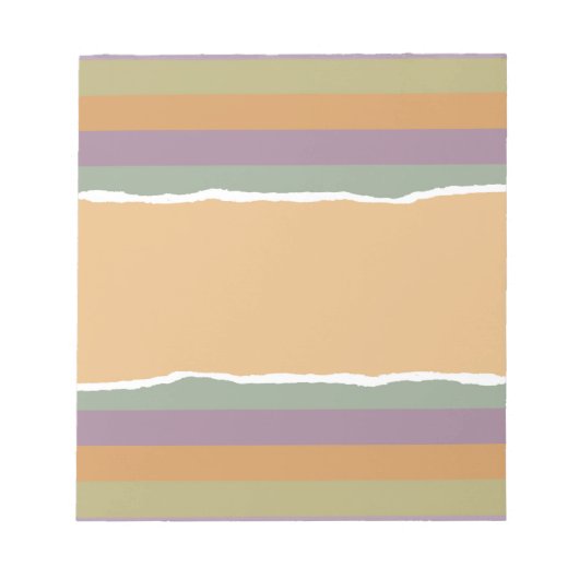 Reißverschlusspapier Notizblock (Vorderseite)