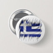 Reißwolf-Grieche-Flagge Button (Vorne & Hinten)