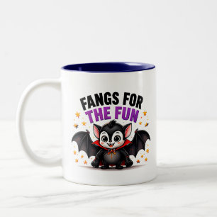 Reißzähne für den Spaß Süßer Baby-Vampir Halloween Zweifarbige Tasse