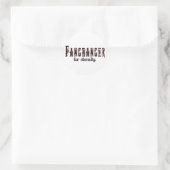 Reißzähne für die Ewigkeit Runder Aufkleber (Tasche)
