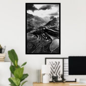 Reisterrasse Philippinen 1898 Poster (Heimbüro)