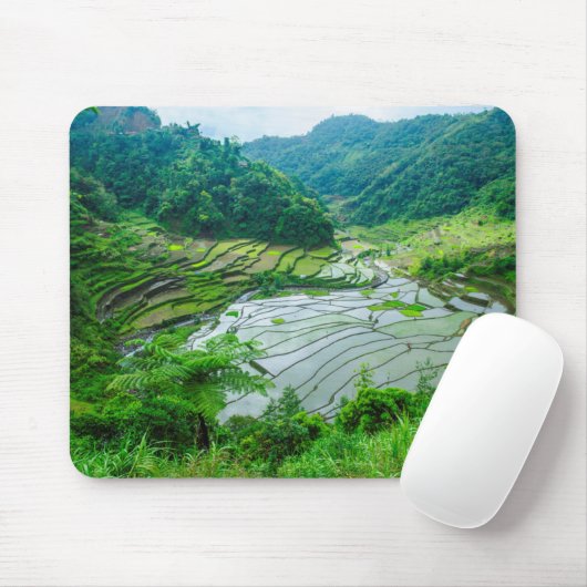 Reisterrasse, Philippinen Mousepad (Mit Mouse)
