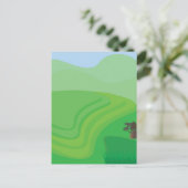 Reisterrassen Feiertagspostkarte (Stehend Vorderseite)