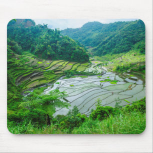 Reisterrassen-Landschaft, Philippinen Mousepad