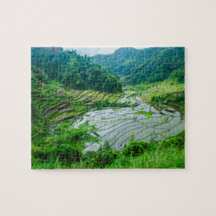 Reisterrassen-Landschaft, Philippinen Puzzle