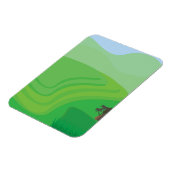 Reisterrassen Magnet (Linke Seite)