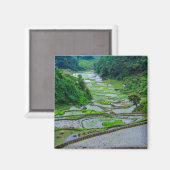 Reisterrassen von Banaue, Luzon Magnet (Vorderseite/Rückseite)