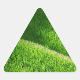 Reisterrassen Yamadas Reisfelder Japan Dreieckiger Aufkleber