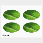 Reisterrassen Yamadas Reisfelder Japan Ovaler Aufkleber (Blatt)