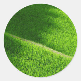 Reisterrassen Yamadas Reisfelder Japan Runder Aufkleber