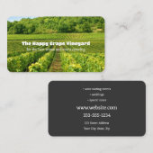 Reiswein Visitenkarte (Vorne/Hinten)