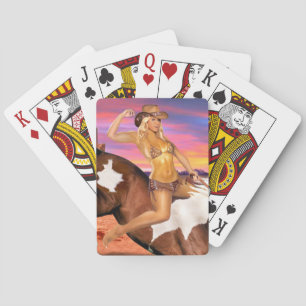 REIT’M BRONCO COWGIRL SPIELKARTEN