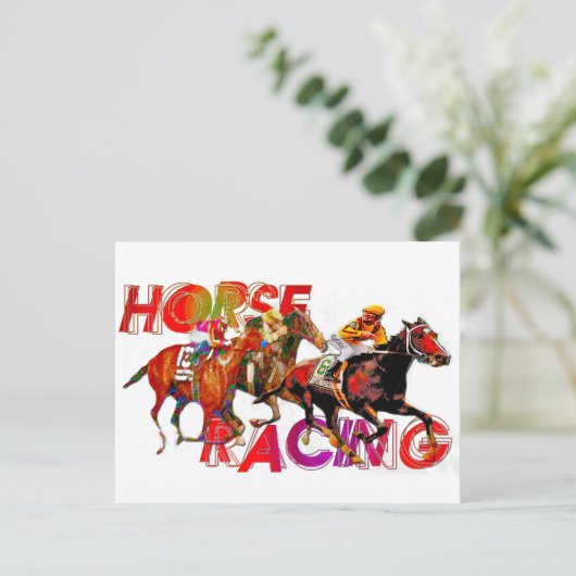 Reitaktion Postkarte (Stehend Vorderseite)