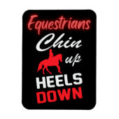 Reitangebot im Roten und Weißen Schriftart Magnet (Vertikal)