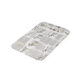 Reitantike Werbung Kunst Badematte (Schrägansicht)