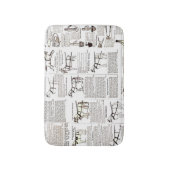 Reitantike Werbung Kunst Badematte (Vorderseite Vertikal)