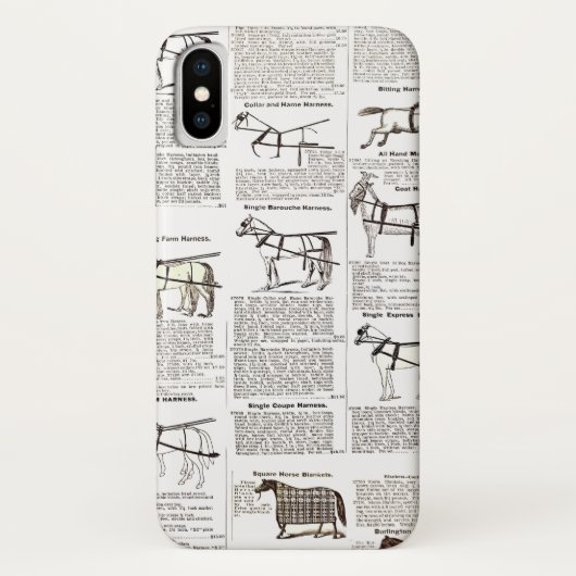 Reitantike Werbung Kunst Case-Mate iPhone Hülle (Rückseite)