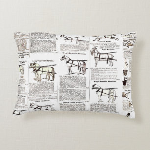 Reitantike Werbung Kunst Dekokissen