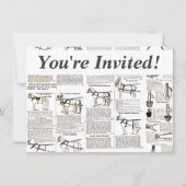 Reitantike Werbung Kunst Einladung (Vorderseite)