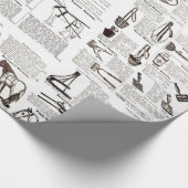 Reitantike Werbung Kunst Geschenkpapier (Ecke)