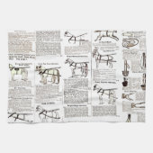 Reitantike Werbung Kunst Geschirrtuch (Horizontal)