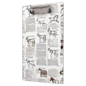 Reitantike Werbung Kunst Klemmbrett (Links)