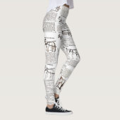 Reitantike Werbung Kunst Leggings (Rechts)
