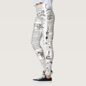 Reitantike Werbung Kunst Leggings (Links)