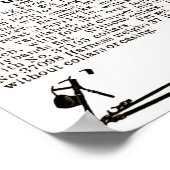 Reitantike Werbung Kunst Poster (Ecke)