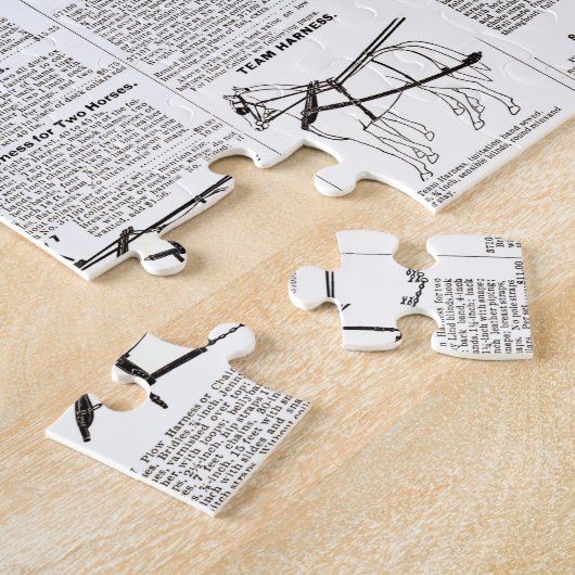 Reitantike Werbung Kunst Puzzle (Seite)